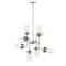 Z-Lite Calliope 8 Light Pendant, Polished Nickel & Clear 617-8PN - alternate 2